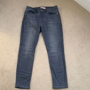 7 For All Mankind Josephine Women's Charcoal Straight Leg Jeans, size 26